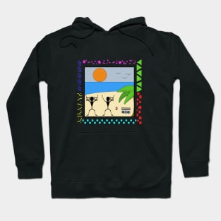 Retro Groovy Beach Hoodie